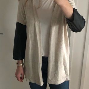 Zara open cardigan knit sweater M